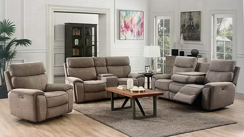 Luxury Roma Recliner Fabric Sofas
