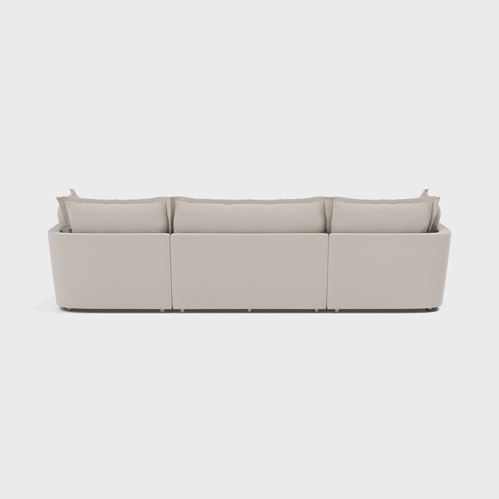 U-Shape Corner Sofa scattered back