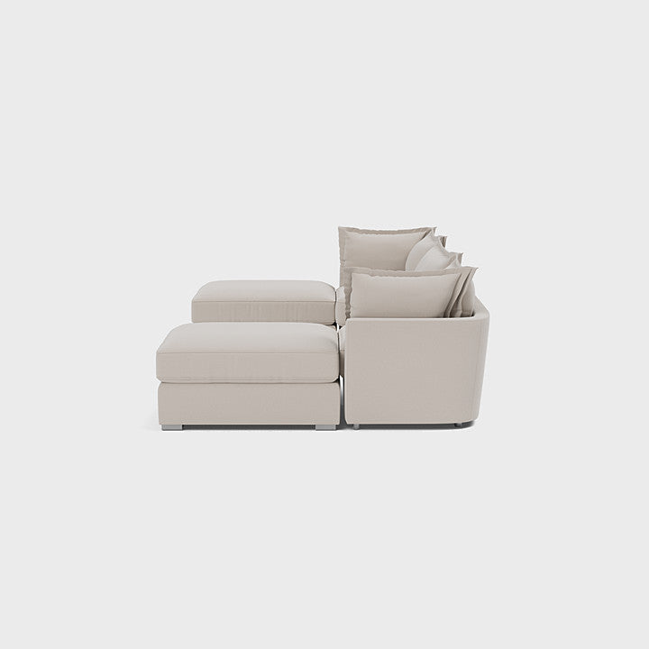 U-Shape Corner Sofa scattered back