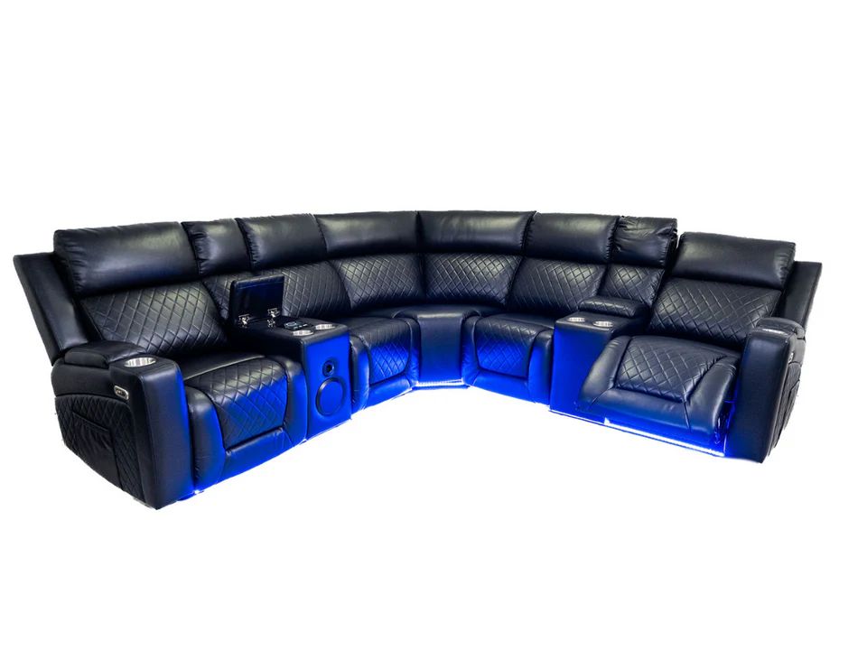 Foster Electric Recliner Corner Sofa