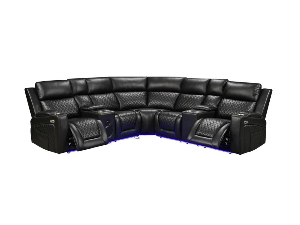Foster Electric Recliner Corner Sofa