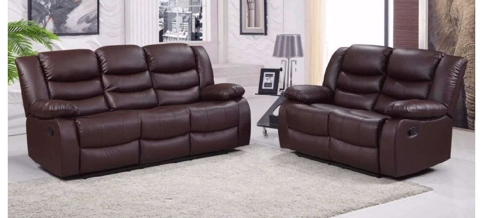 Roma Leather Recliner Sofa 3+2 Luxury Comfortable Seating for Home